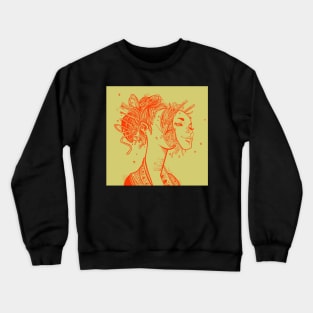 Ramen orange Crewneck Sweatshirt